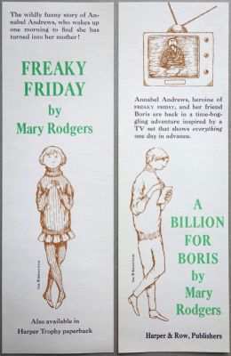 Published by Harper & Row
Advertisement for A Billion For Boris
1974
