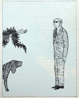 Illustration for Where There's A Will by Mary Manning
The Atlantic
September, 1975
p43
