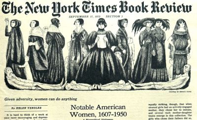 Notable American Women
The New York Times Book Review
September 17th, 1972
