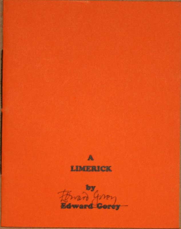 Edward Gorey - A Limerick