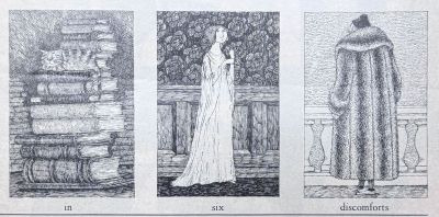Illustration for The Incredible Revenge Of Edward Gorey by Alexander Theroux
Esquire
June, 1974
p110

