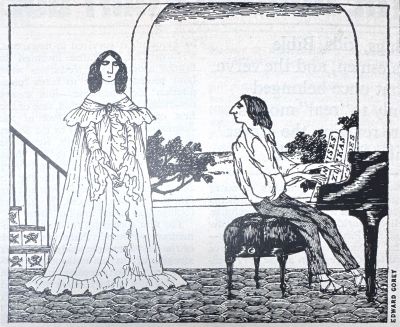 Illustration for Instant Lives by Howard Moss
Saturday Review
May 20th, 1972
p51

